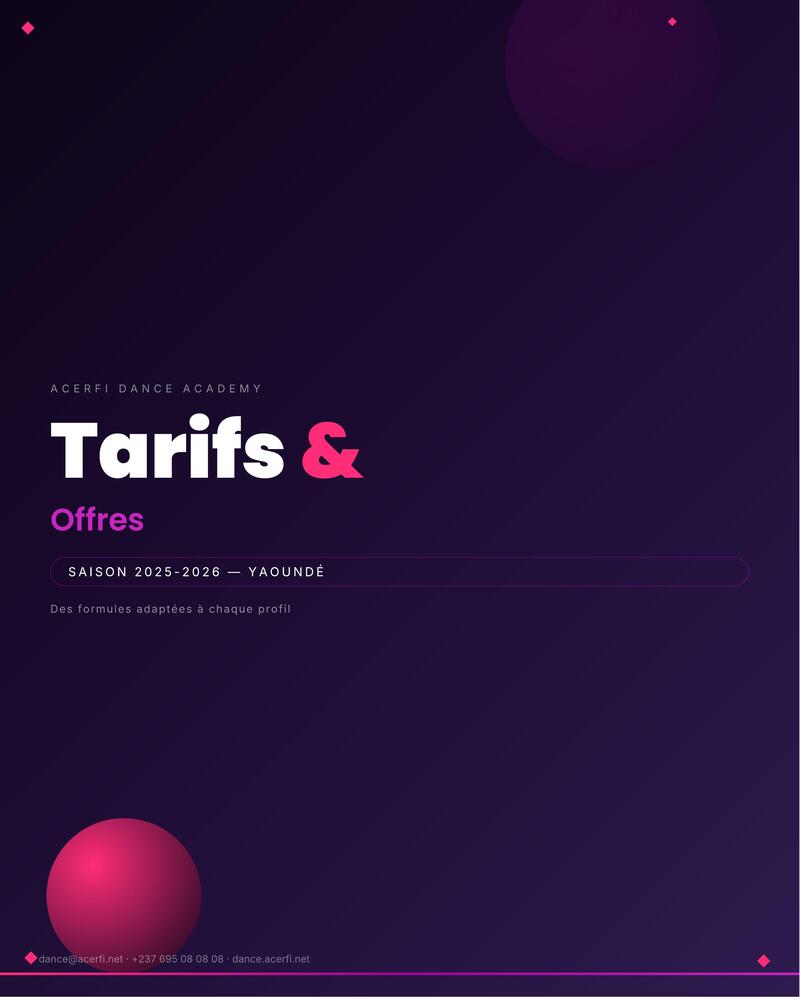 Tarifs & Offres